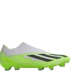 adidas Soccer Cleats Men’s 12.5 X CRAZYFAST.1 Laceless Firm Ground White GY7378